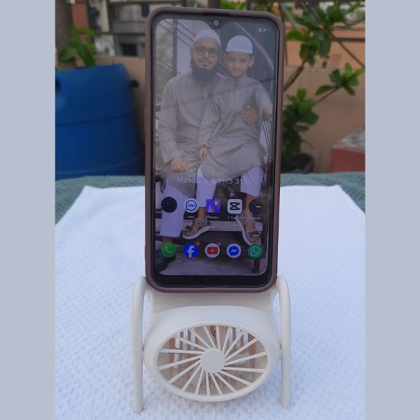 Rechargeable Hand Fan and Mobile Stand - Image 6